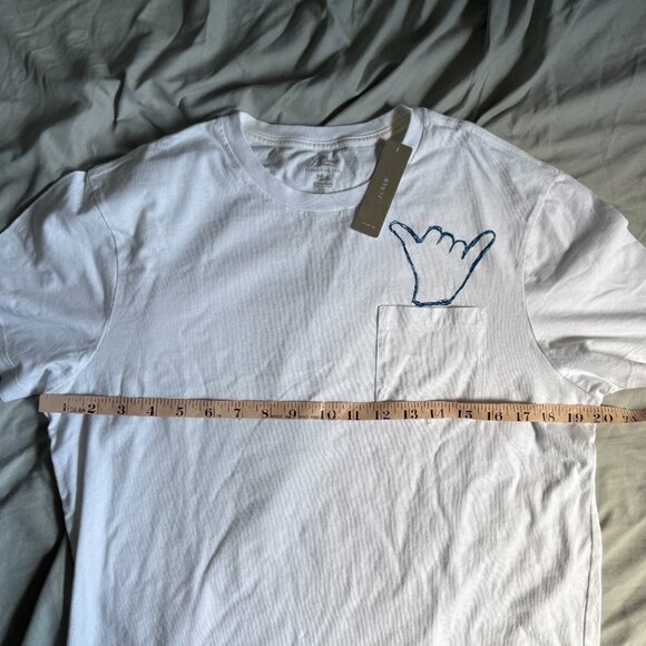 J. Crew "Hang Loose" Essential Tee Shirt medium $48 - Picture 2 of 3